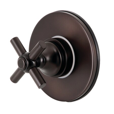 Kingston Brass SingleHandle ThreeWay Diverter Valve with Trim Kit, Oil Rubbed Bronze KS3035EX